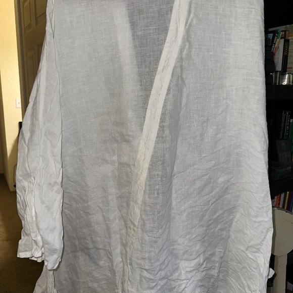 Boho Linen Cover Up - Picture 2 of 5